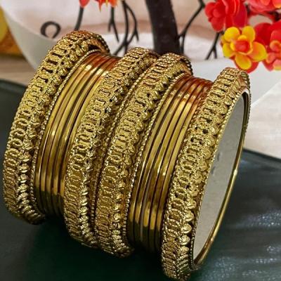 Oxidized Bangles- Silver, Gold Metal Bangles