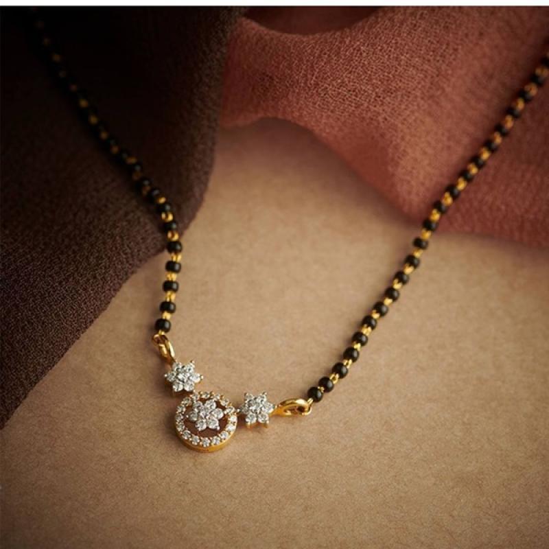 CZ Mangalsutra- Bollywood Celebrity Inspired mangalsutra