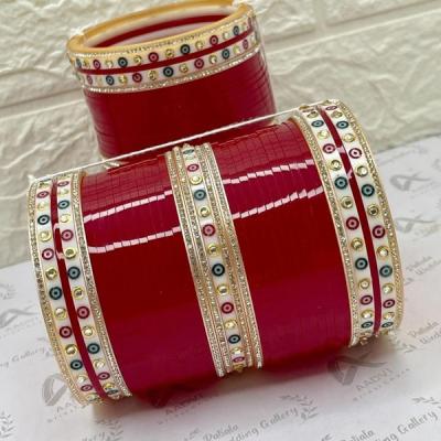 Chura Bangles- Red Super Soft Dot Chuda Bangles