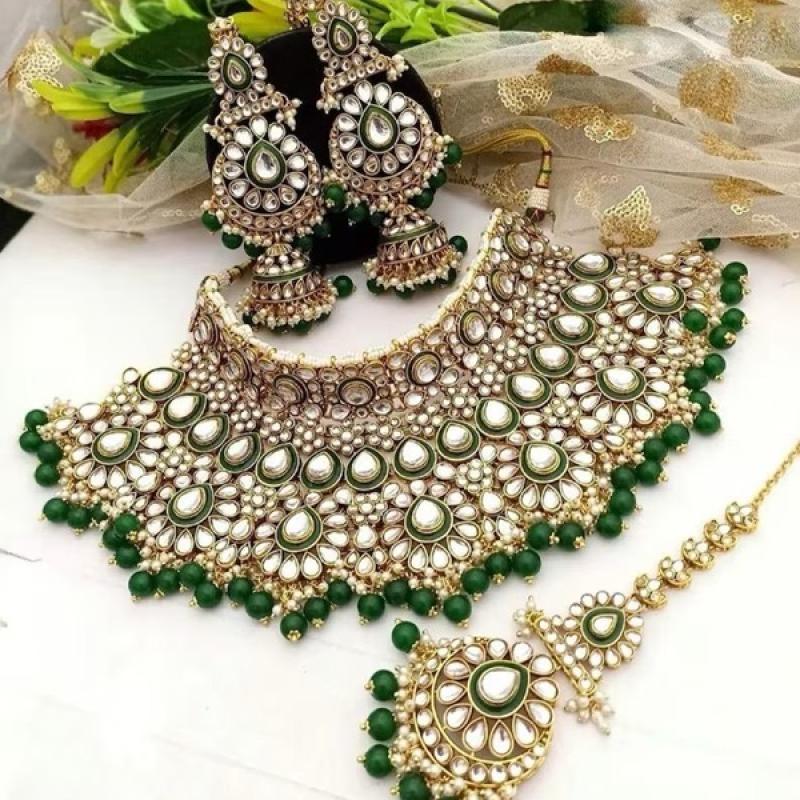 Bridal Set- Latest Bridal Jewelry Set- Celebrity Inspired kundan Bridal Jewellery